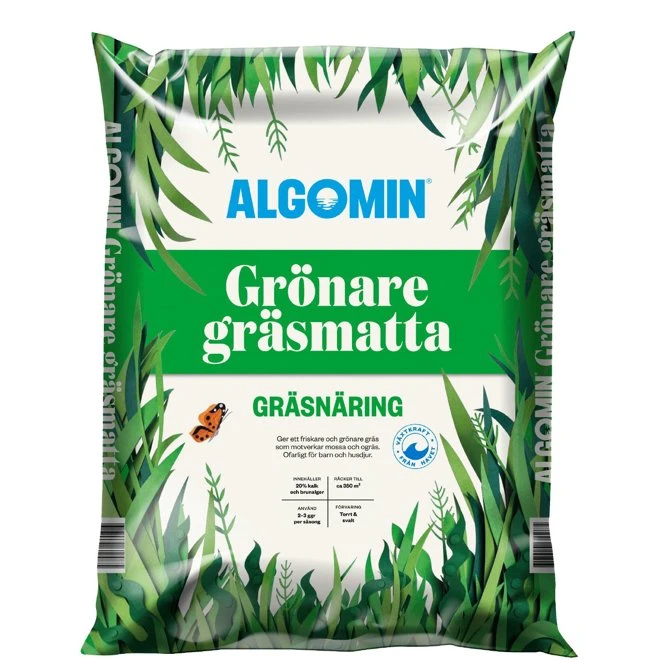 Gräsgödsel Grönare Gräsmatta Algomin 3 Gräsgödsel Grönare Gräsmatta Algomin